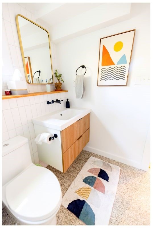 Ideas de organización para baños pequeños y funcionales