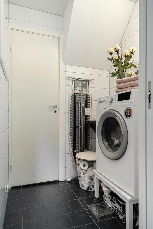 Definir zonas claras en una lavandería organizada